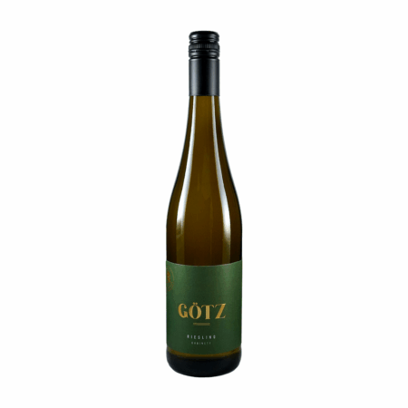 Riesling Kabinett lieblich Biowein Flasche vom Weingut Götz Rheinhessen